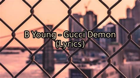 Gucci Demon Testo B Young 